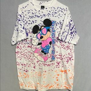 Vintage Mickey Mouse Florida Neon Single Stitch Shirt